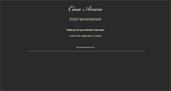 Desktop Screenshot of casaamoreevent.com