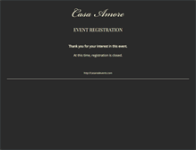 Tablet Screenshot of casaamoreevent.com